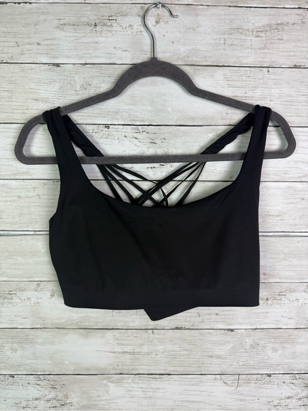 Lululemon Flexy Flex Strappy Yoga Bra Black Size L/XL - Picture 2 of 3